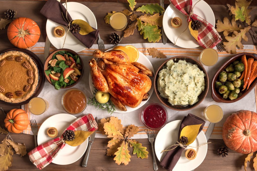 Thanksgiving Turkey Dinner With All The Sides Thanksgiving Turkey Dinner With All The Sides