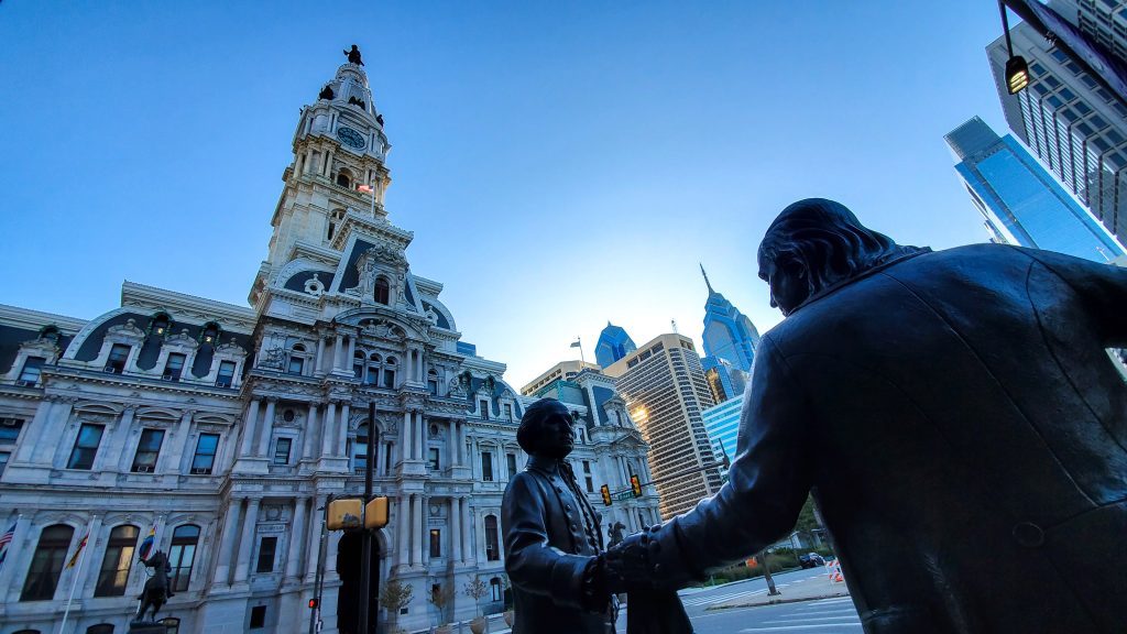 cityhall-statuebenfranklin MARK HENNINGER / IMAGIC DIGITAL