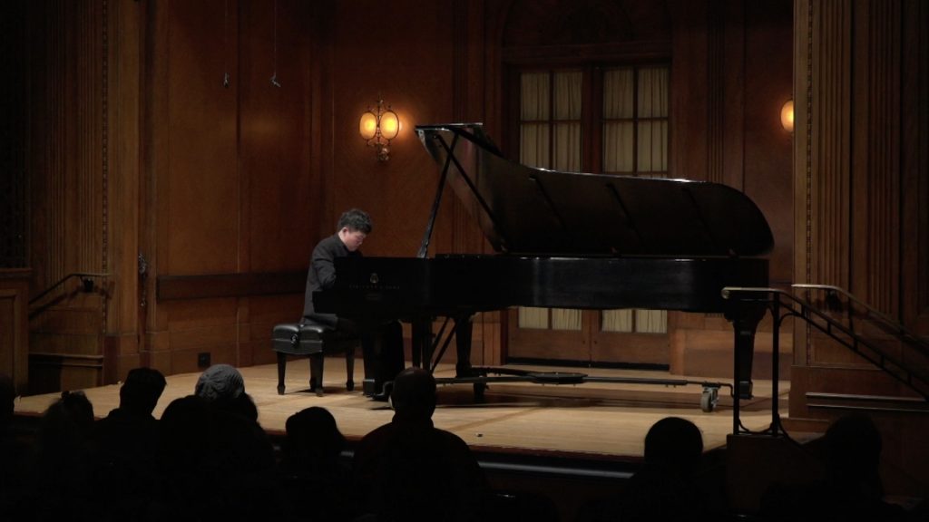 curtis1407 Xiaoxuan Li on stage at Curtis.