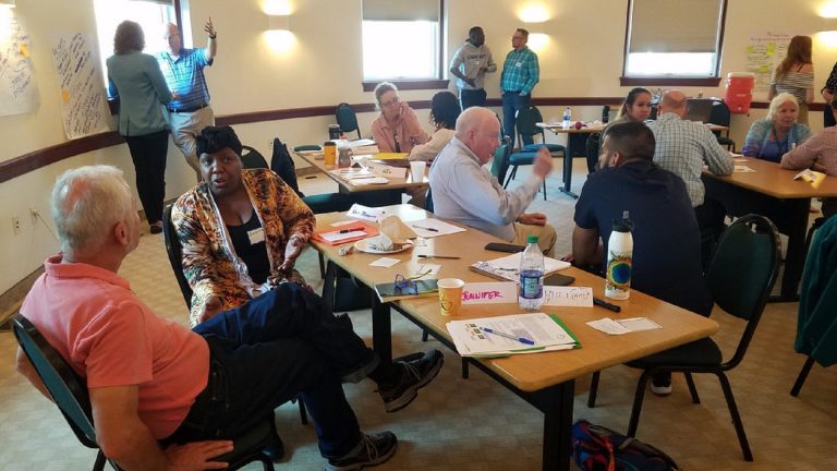 Participants from Adams County and Philadelphia met over six days to discuss criminal justice reforms. (Courtesy Urban Rural Action)