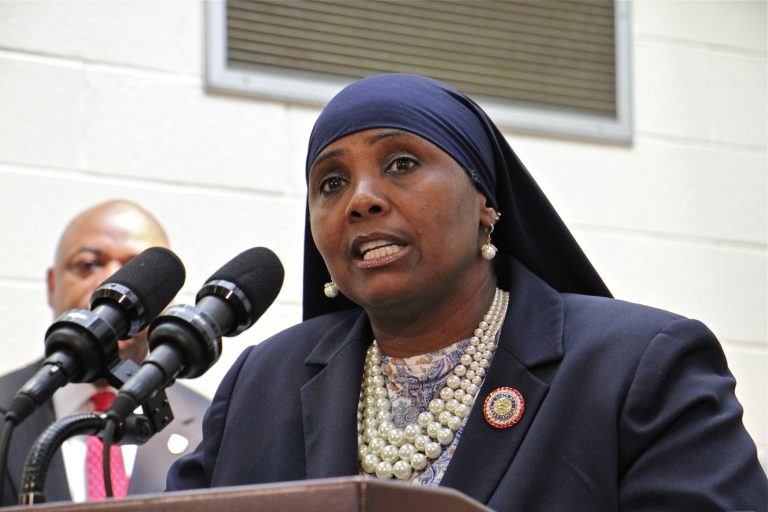 Former Pennsylvania state Representative Movita Johnson-Harrell. (Emma Lee/WHYY)