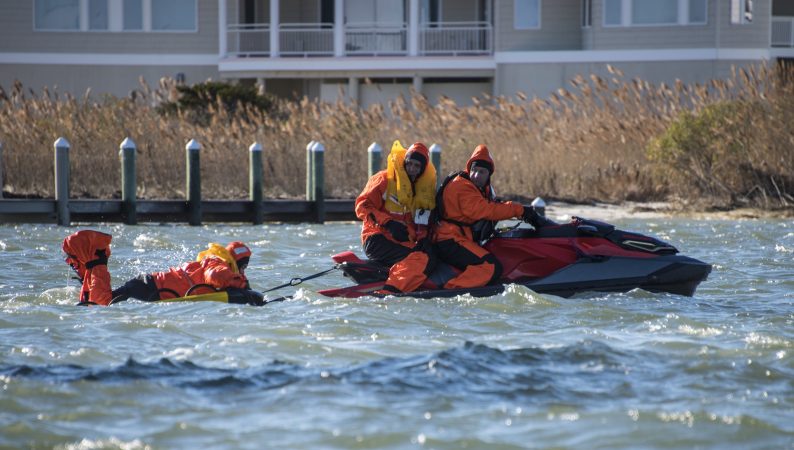 A jet ski rescue during SERE training. (U.S. Air Force photo by Senior Airman Ariel Owings)