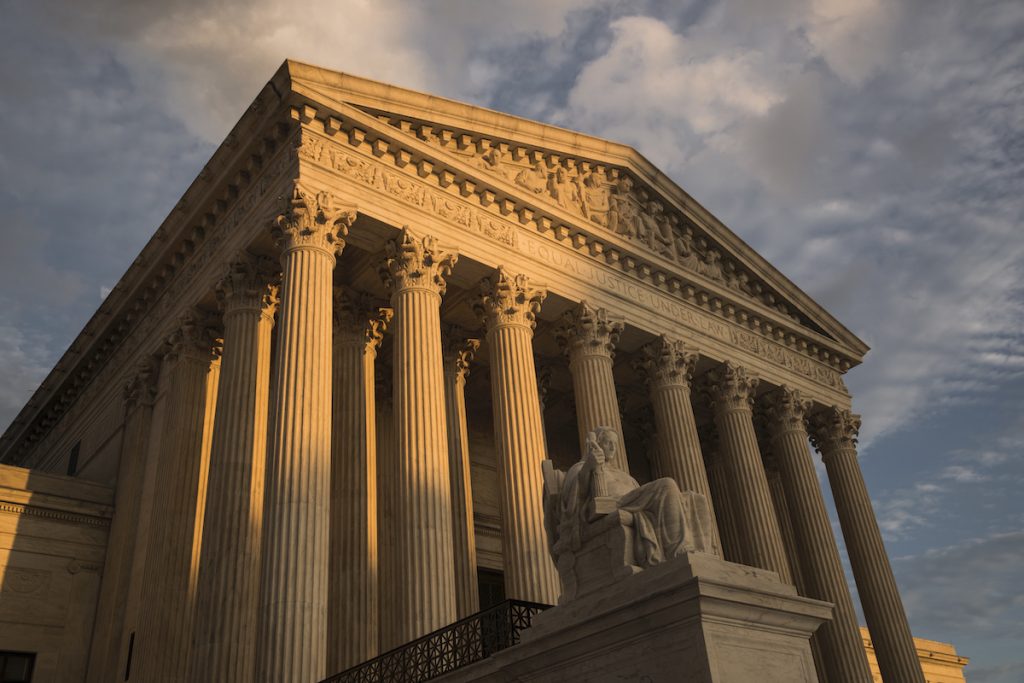 Supreme Court Abortion Kentucky In this Oct. 10, 2017, file photo, the Supreme Court in Washington, at sunset. (J. Scott Applewhite/AP Photo, File)