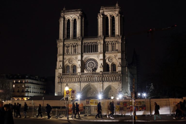 Notre Dame cathedral is pictured in Paris, Tuesday, Dec. 24, 2019. (Thibault Camus/AP Photo)