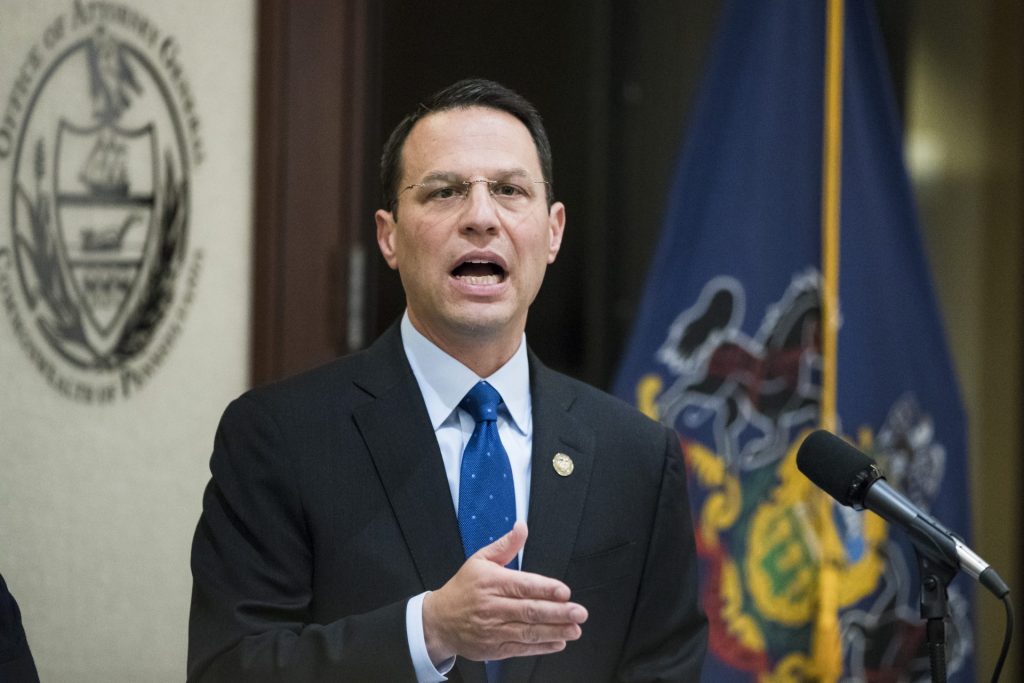 Josh-Shapiro-1920×1280 Pennsylvania Attorney General Josh Shapiro speaks during a news conference in Philadelphia, Tuesday, May 14, 2019. (Matt Rourke/AP Photo)