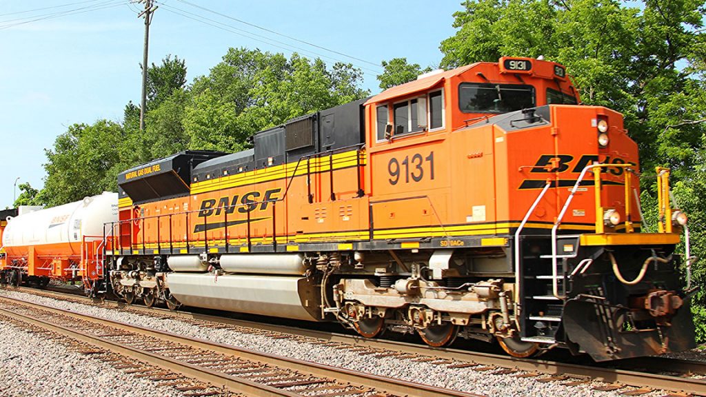 LNG-by-train LNG units on the BNSF Emporia Sub in Olathe, Kansas (NJ Spotlight)