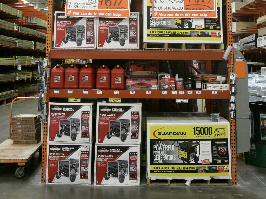 Portable generator sales fluctuate yearly based on weather-related power outages, but demand remains high. Since 2007, all portable generators have been required to include labels warning about carbon monoxide poisoning. (John Raoux/AP Photo)