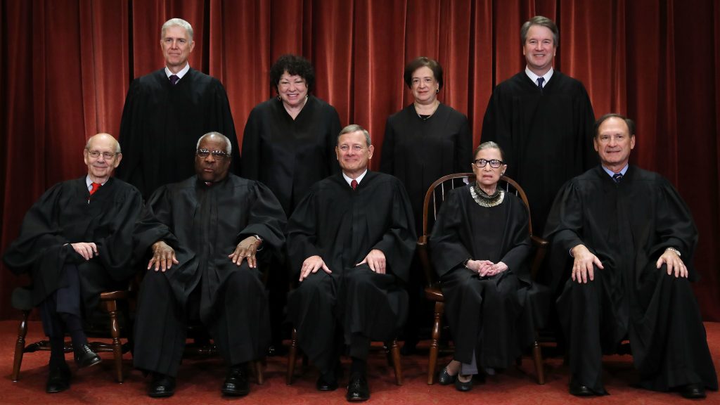 The current Supreme Court The current Supreme Court (Chip Somodevilla/Getty Images)