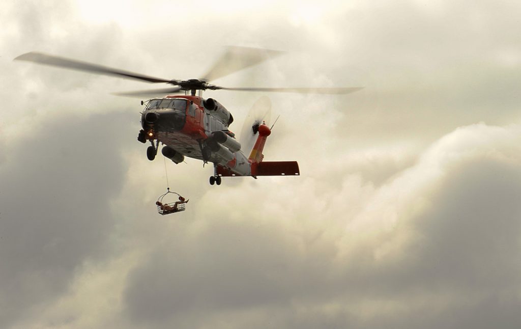 Pathfinder Minutemen Exercise The U.S. Coast Guard came to the rescue of a 85-year-old man requiring medical assistance on a cruise ship heading to port in New Jersey Friday night. (U.S. Air National Guard photo)