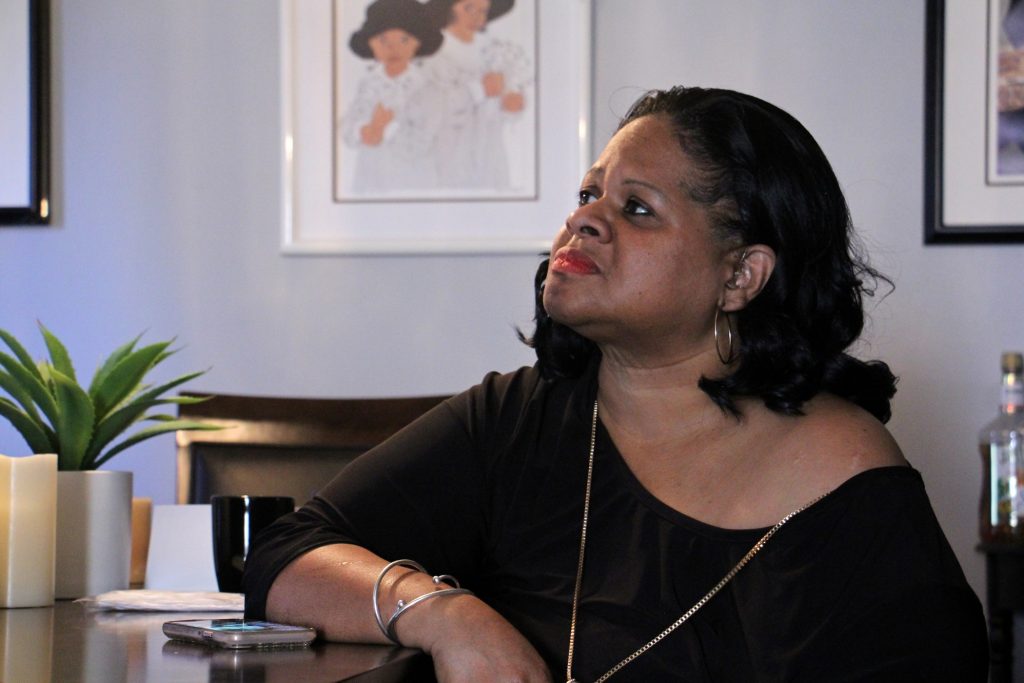 2020 01 17-e lee-lynn johnson-clifton heights-teacher with autoimmune disorder Lynn Johnson, a former teacher at Franklin Learning Center in Philadelphia, developed a rare auto-immune disorder that forced her to retire at 55. (Emma Lee/WHYY)