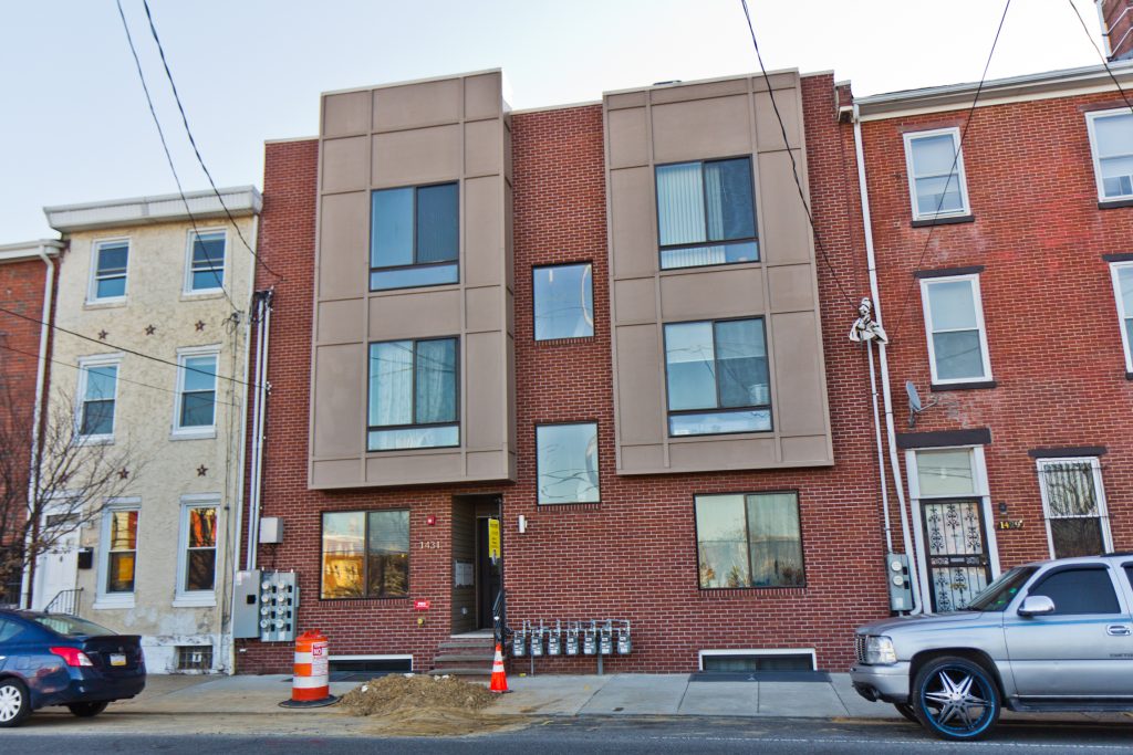 2020 1 28 k paynter streamline Houses on 5th Street built by Streamline had cracks in the foundation and sewer backups. (Kimberly Paynter/WHYY)
