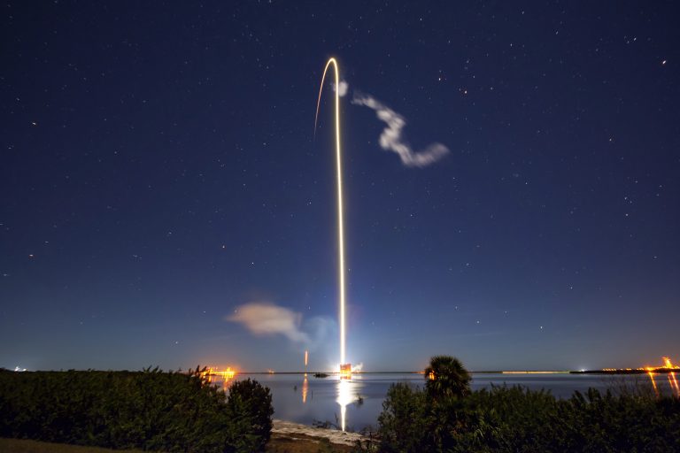SpaceX has launched dozens of satellites as part of its Starlink project to bring high-speed Internet to every point on the planet. (SpaceX)