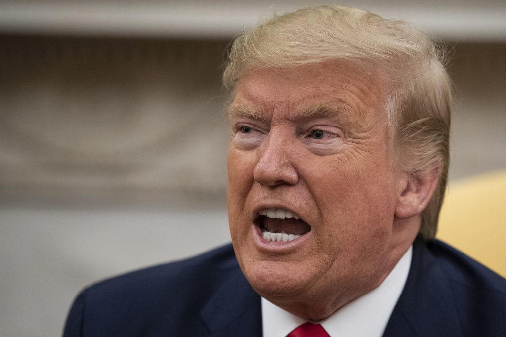 Donald Trump President Donald Trump speaks during a meeting with Greek Prime Minister Kyriakos Mitsotakis in the Oval Office of the White House, Tuesday, Jan. 7, 2020, in Washington. (Alex Brandon/AP Photo)