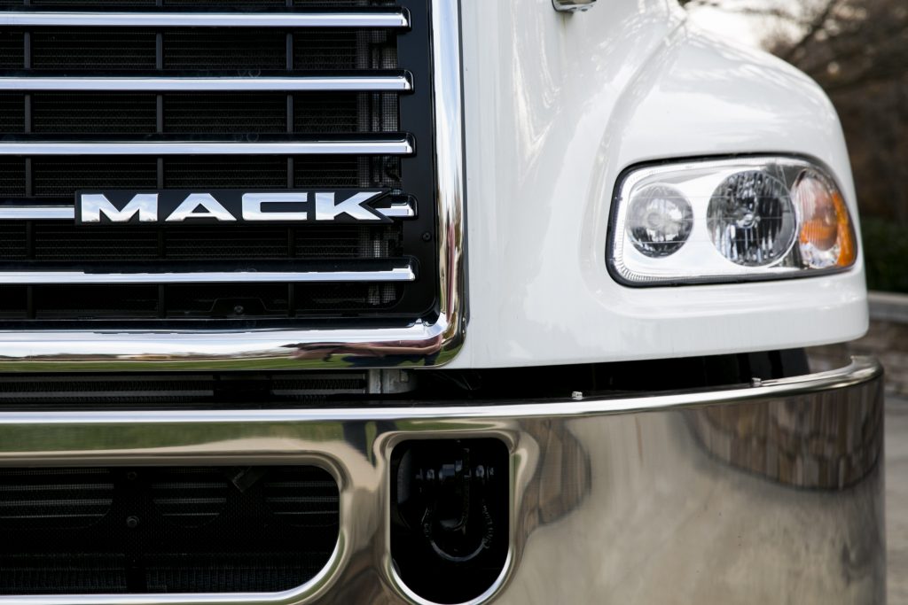 NC: Corporations In North Carolina A Mack truck outside of Mack Trucks, Inc. headquarters in Greensboro, North Carolina. (Kristoffer Tripplaar/AP Photo)