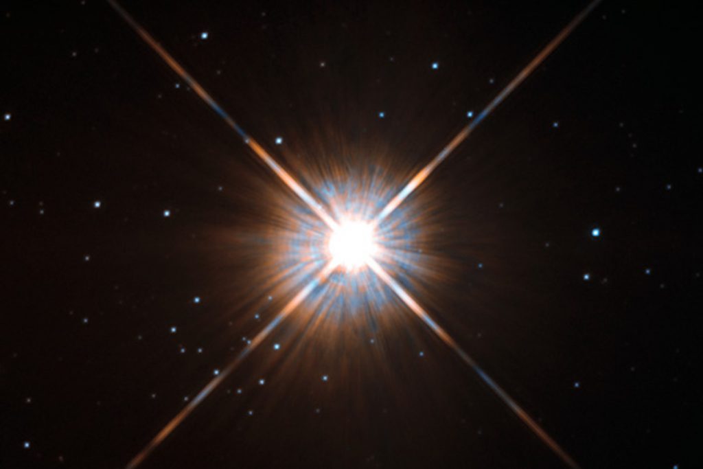 New shot of Proxima Centauri, our nearest neighbour A shot of Proxima Centauri from the Hubble Telescope. Image: ESA/Hubble & NASA