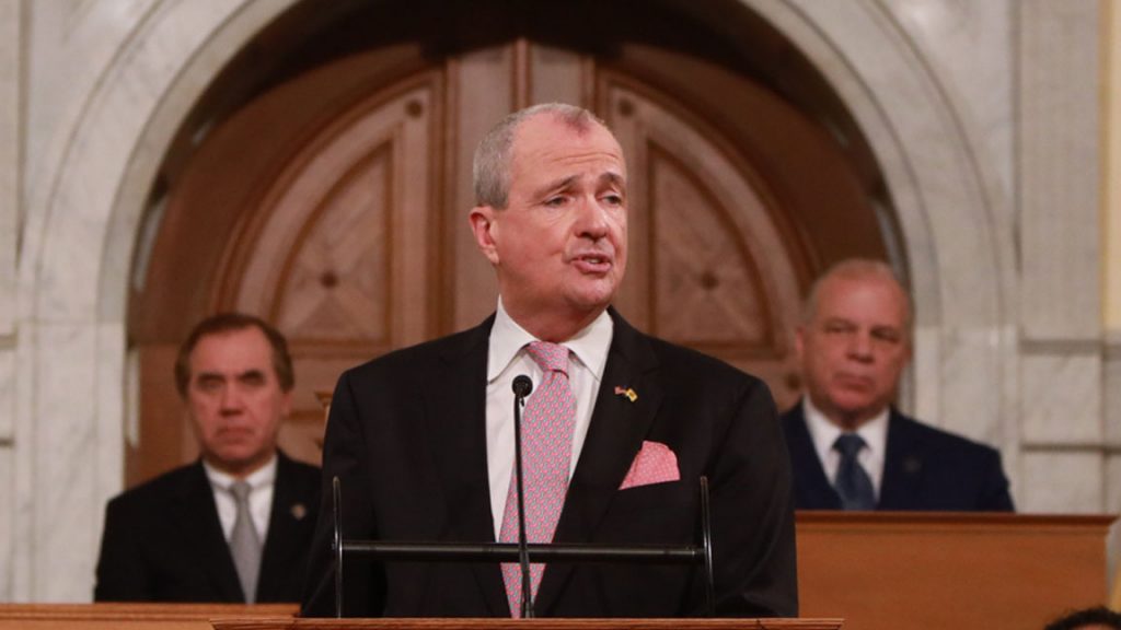 Gov. Phil Murphy delivering the State of the State address. (Edwin J. Torres/Governor's Office)
