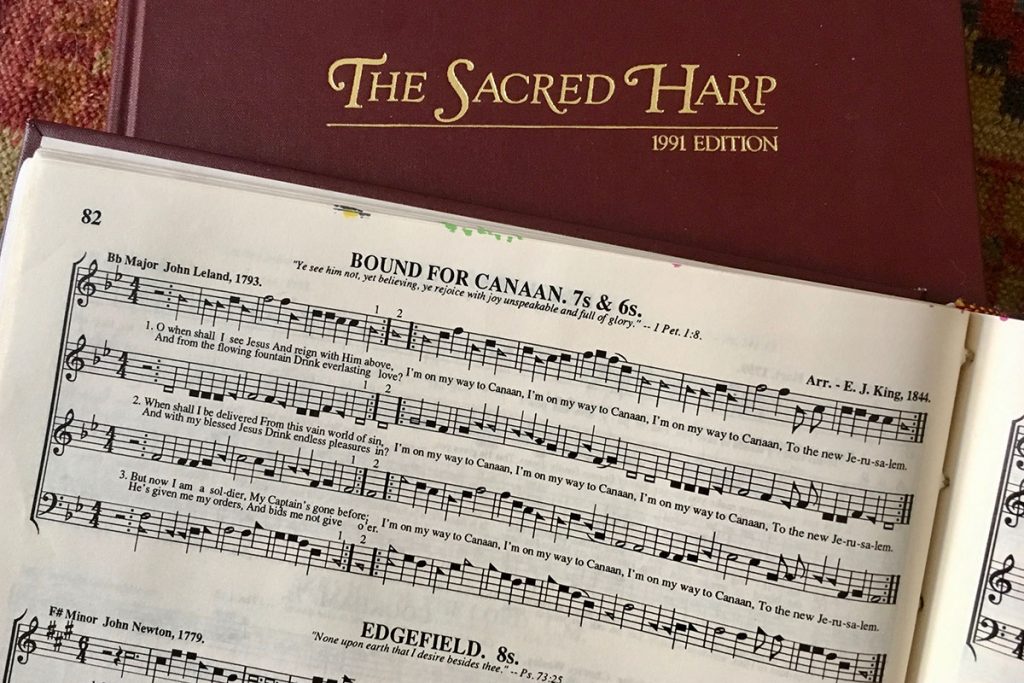 Sacred-Harp-cover-and-pages (Photo: Rachel Hall)