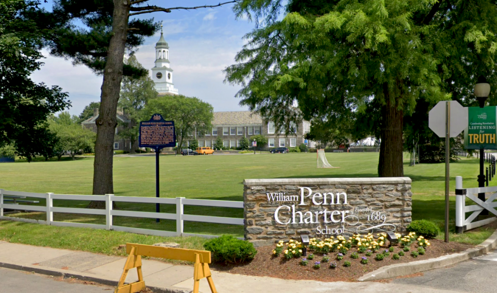 William Penn Charter School in Philadelphia (Google Maps)