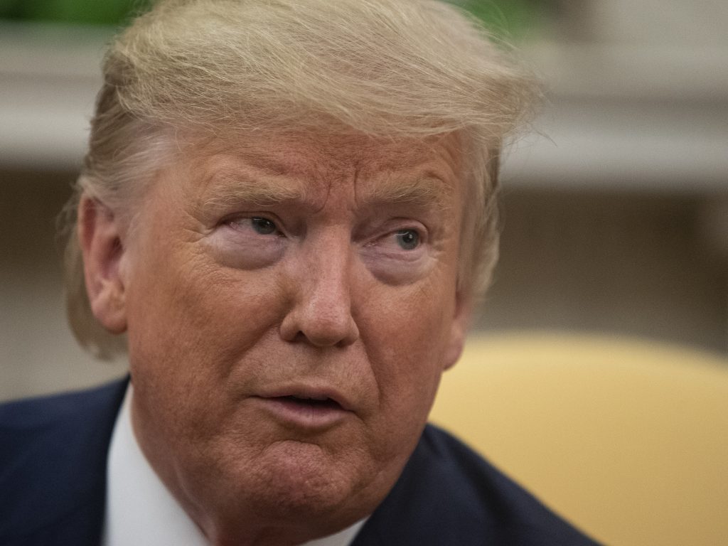 President Trump speaks during a meeting with Greek Prime Minister Kyriakos Mitsotakis in the Oval Office on Tuesday in Washington. President Trump speaks during a meeting with Greek Prime Minister Kyriakos Mitsotakis in the Oval Office on Tuesday in Washington. (Alex Brandon/AP)