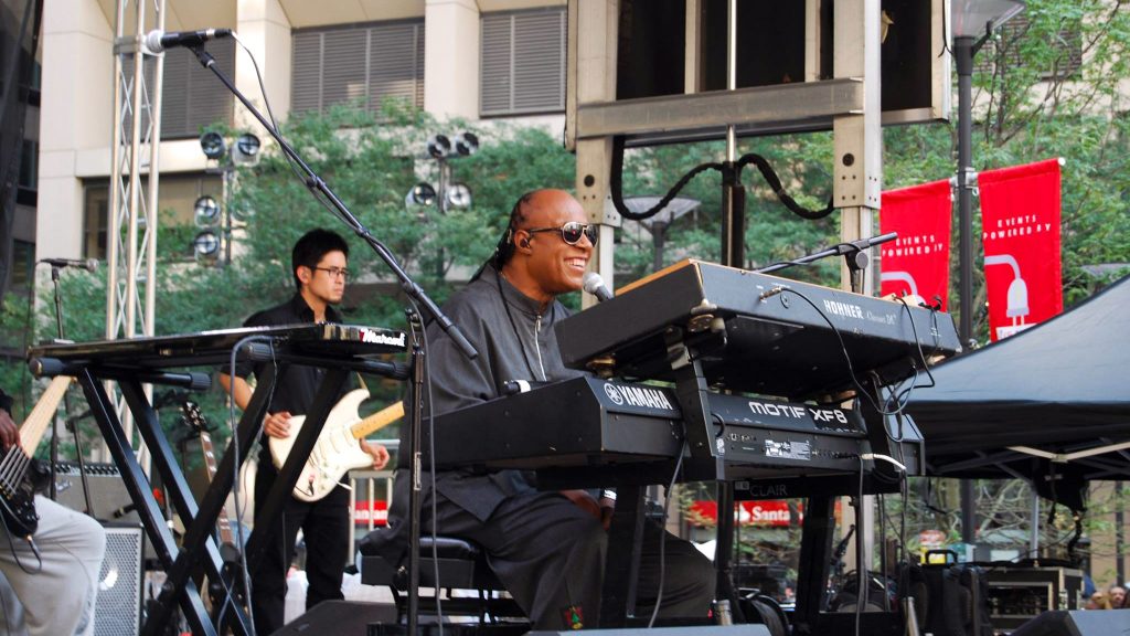 Stevie Wonder performs at Dilworth Park in 2015FACEBOOK / CENTER CITY DISTRICT

