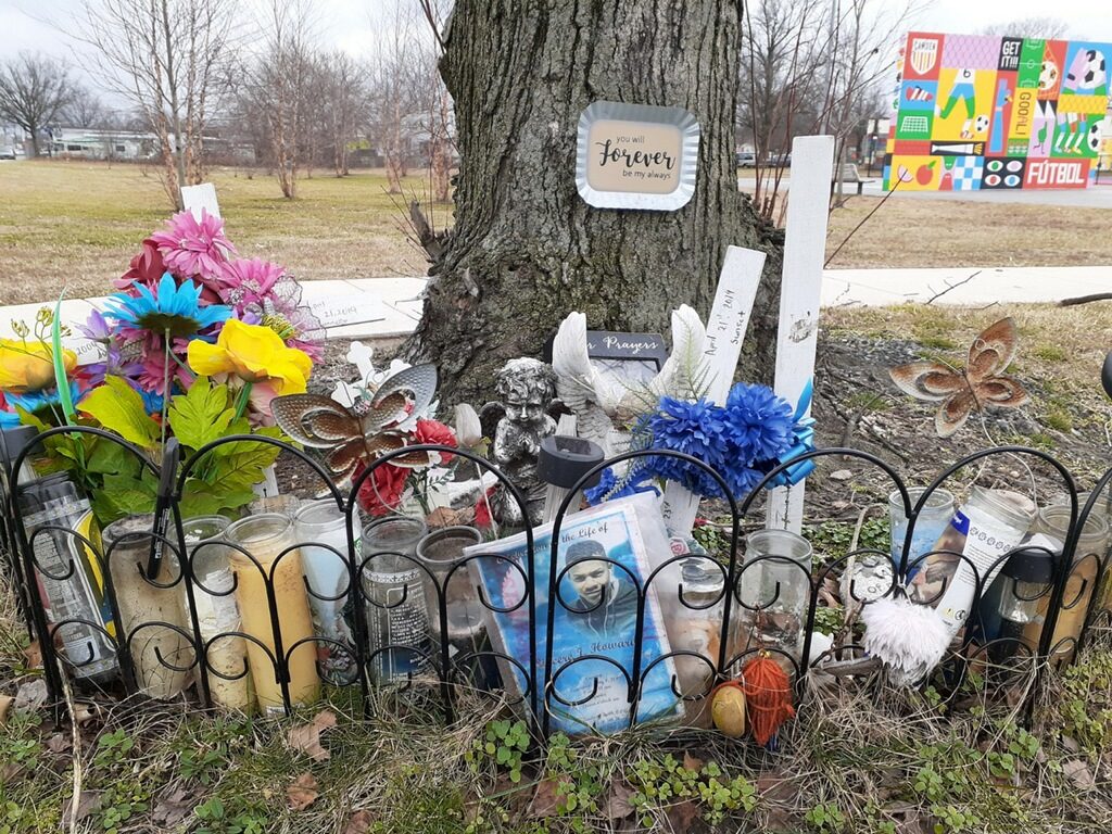 imagejpeg_0 Memorial at Von Nieda Park (Michael Butler for WHYY)