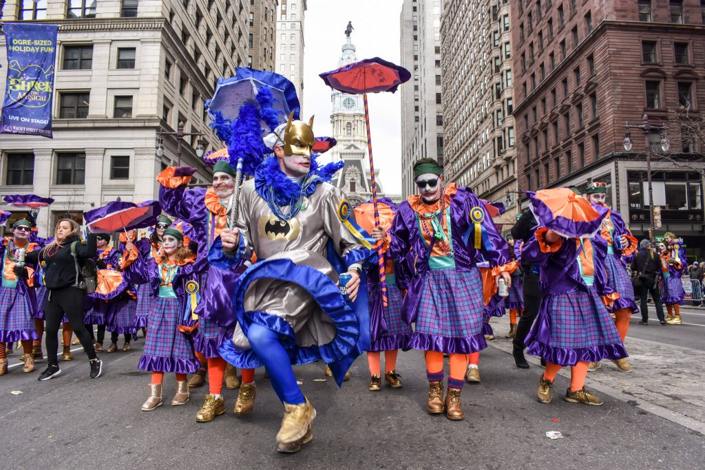 mummers2020-michaelreeves-03 A group of mummers parading in Philadelphia