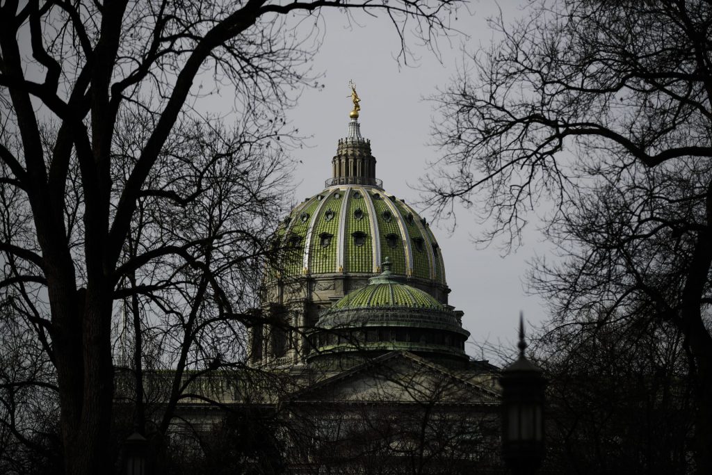 state_capitol_14-1920×1281 The dome of the Pennsylvania Capitol is visible in Harrisburg.