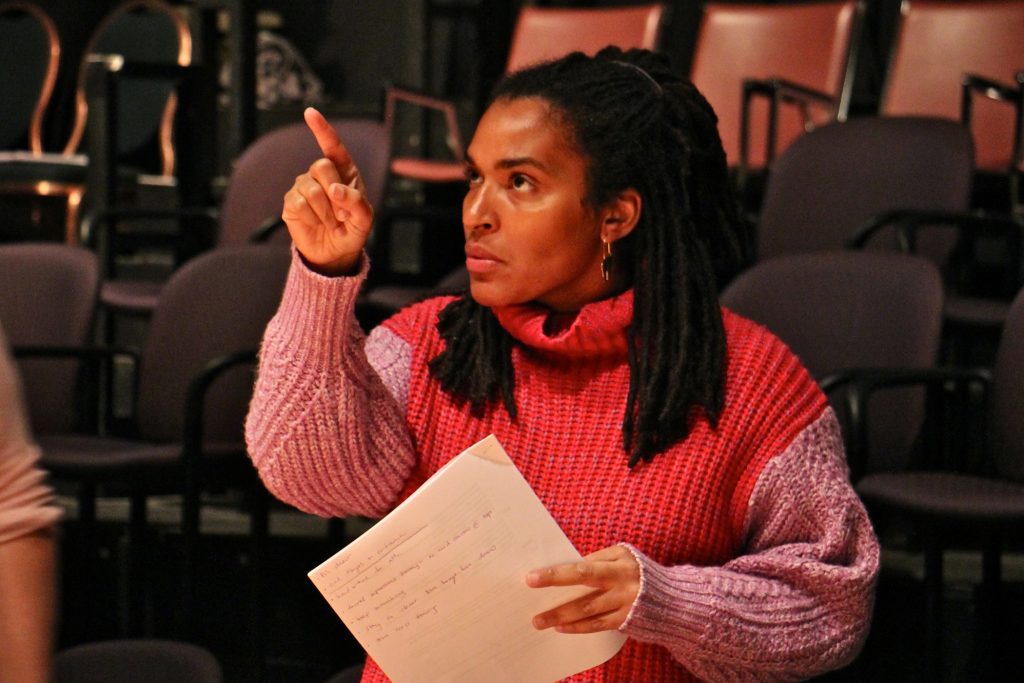 2020 01 31-e lee-alexandra espinoza-philadelphia quintessence theatre-rachel director Alexandra Espinoza directs Quintessence Theatre's production of 'Rachel.' (Emma Lee/WHYY)