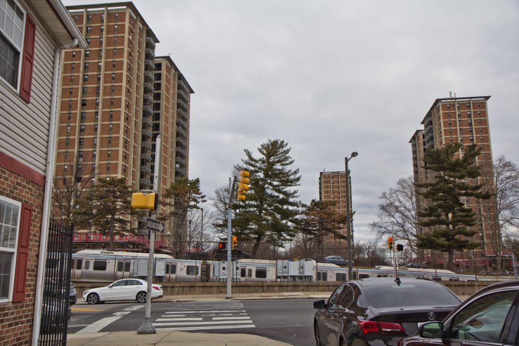 The Westpark apartment towers. (Kimberly Paynter/WHYY) The West Park apartment towers. (Kimberly Paynter/WHYY)