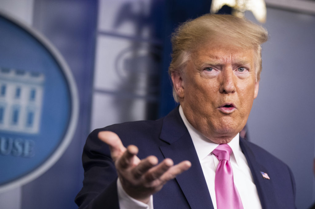 Donald Trump President Donald Trump speaks during a news conference at the White House. (Manuel Balce Ceneta/AP Photo, file)
