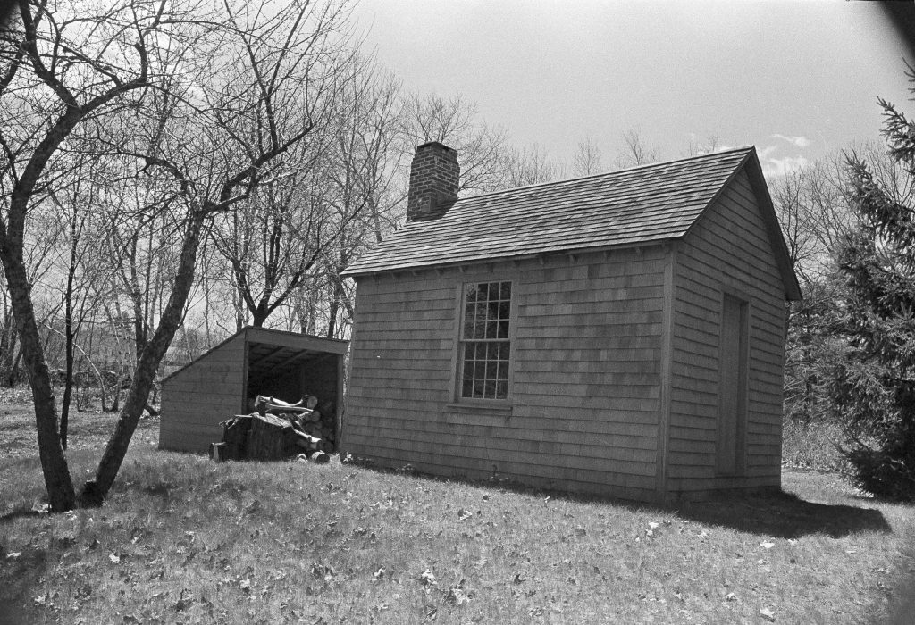 Walden Pond This is a reproduction of the Thoreau cabin on the property of Roland W. Robbins in Concord, Mass., former president of National Thoreau Society, May 12, 1971. (AP Photo/Frank C. Curtin)