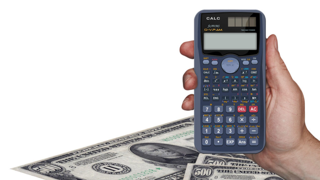 Calculator-and-money New Jersey received D grades in the categories of “Budget Forecasting” and “Budget Maneuvers.” (Credit: Gerd Altmann from Pixabay)