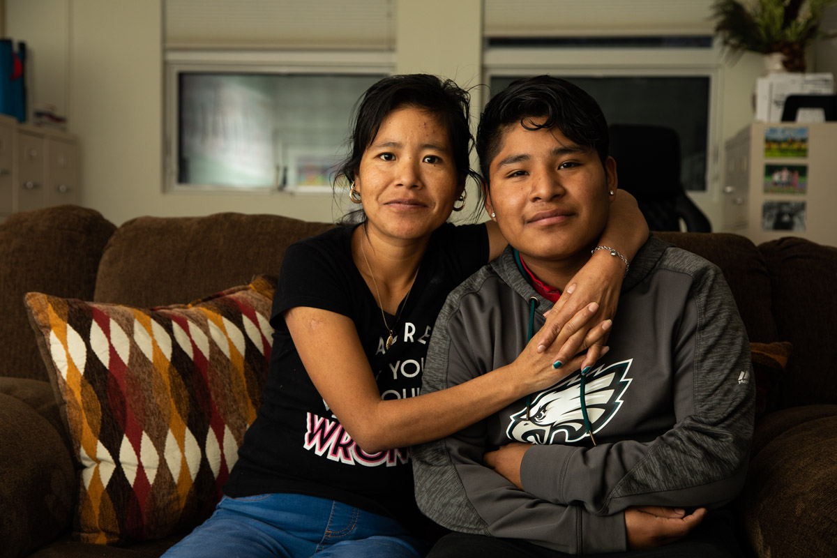 Margarita, Fredy and his two younger sisters traveled to Chambersburg from their home in western Guatemala in 2018, and later petitioned for asylum in the U.S. (Jeffrey Stockbridge for Keystone Crossroads)
