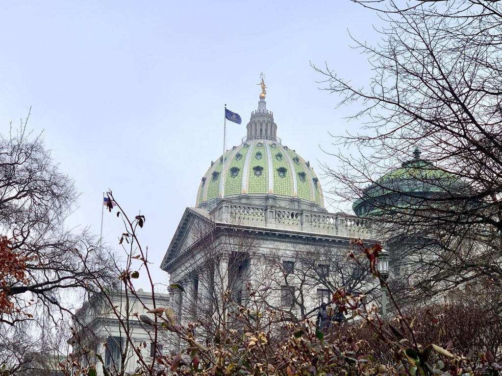 IMG_0217-1920×1440 The Capitol in Harrisburg, Pa., on Wednesday, Jan. 15, 2020. (Russ Walker/PA Post)