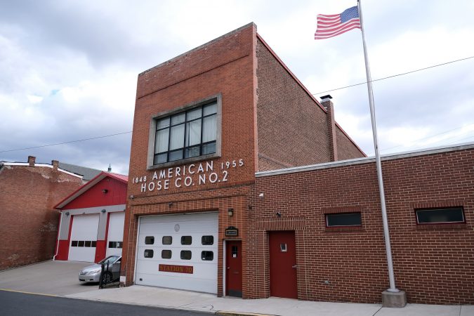 The exterior of American Hose Company No. 2 in Pottsville, Pennsylvania. (Matt Smith for Keystone Crossroads)