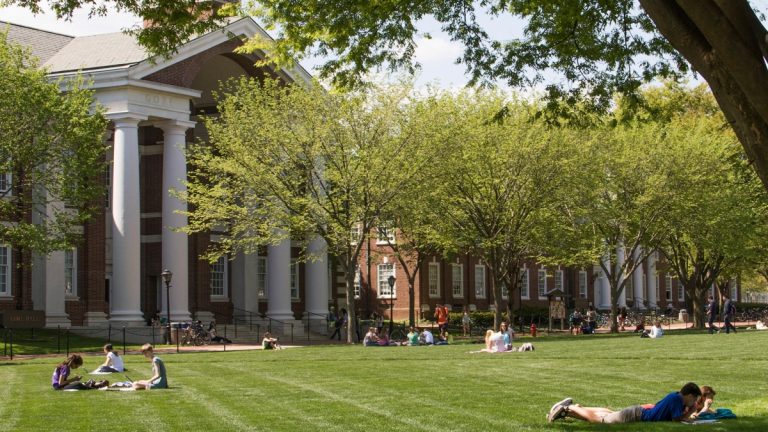 The campus at University of Delaware.