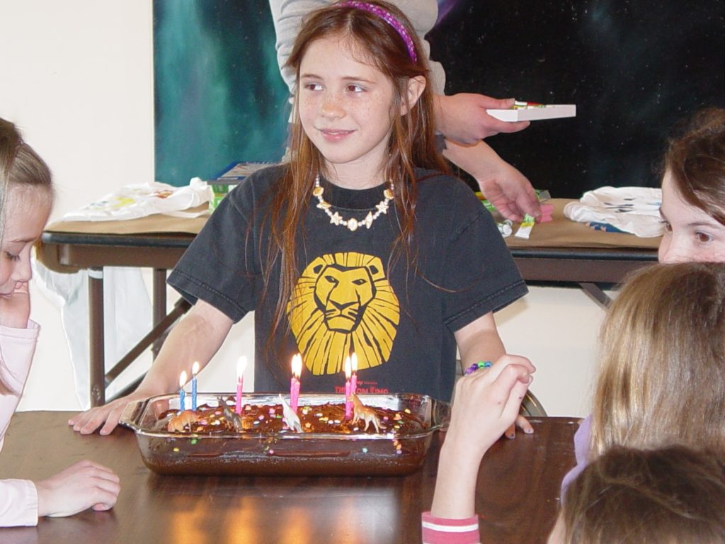 allyson Allyson Church celebrating her eight birthday on Leap Day 2004. She's turning 24 this year. (Courtesy of Allyson Church)