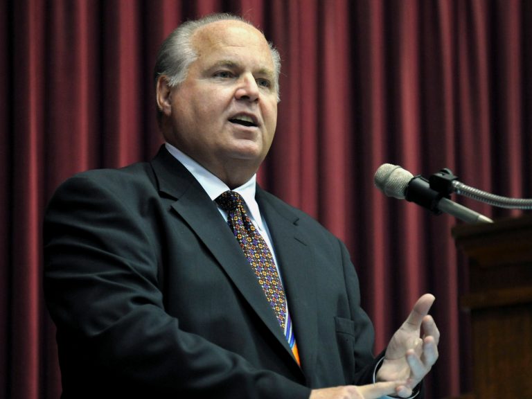 Radio host Rush Limbaugh says he's been diagnosed with advanced lung cancer.
(Julie Smith/AP)