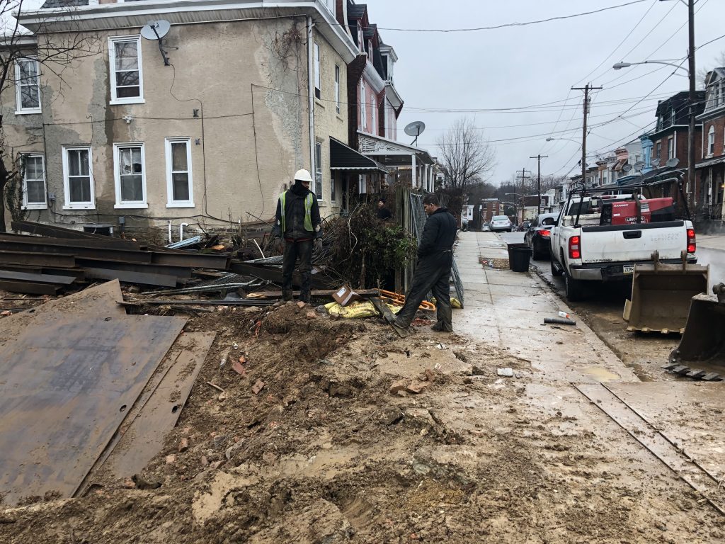 construction_Germantown A contractor operated in violation of city codes in Germantown. (Courtesy of Anthony Miller)