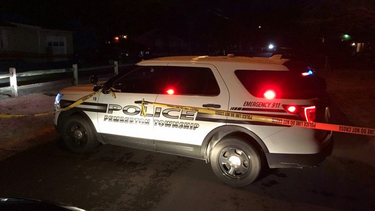 A child died from a gunshot wound at a house in Browns Mills, New Jersey, authorities said Friday night. (NBC 10 Philadelphia)