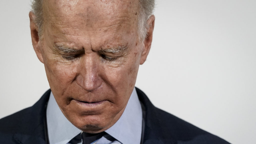 Democratic presidential candidate and former Vice President Joe Biden pauses while speaking after receiving an endorsement from Rep. James Clyburn earlier this week. Democratic presidential candidate and former Vice President Joe Biden pauses while speaking after receiving an endorsement from Rep. James Clyburn earlier this week. (Drew Angerer/Getty Images)