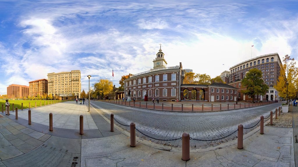 philly-independencehall-panorama Independence Hall, Philadelphia (MARK HENNINGER / IMAGIC DIGITAL)