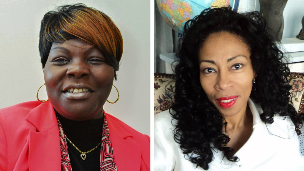 Left: G. Roni Green; Right: Wanda Logan. (Facebook)