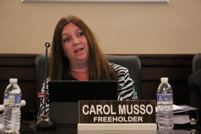 Cumberland County Freeholder Carol Musso. (Emma Lee/WHYY)