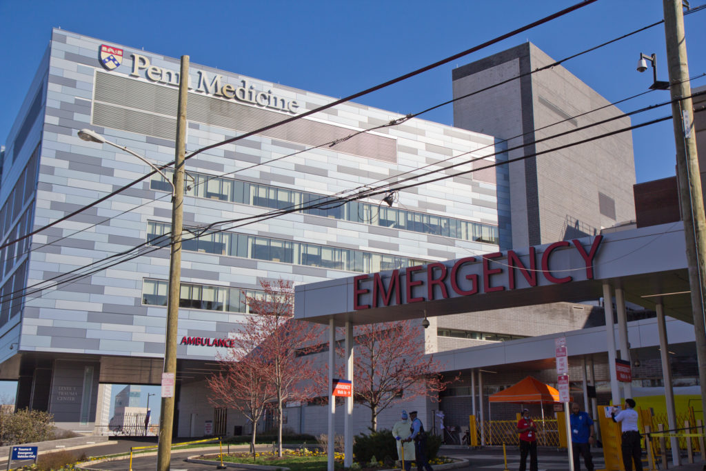 Penn Presbyterian Hospital in Philadelphia. (Kimberly Paynter/WHYY)