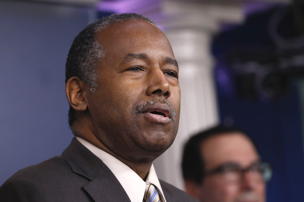 NAT Trump Housing and Urban Development Secretary Ben Carson