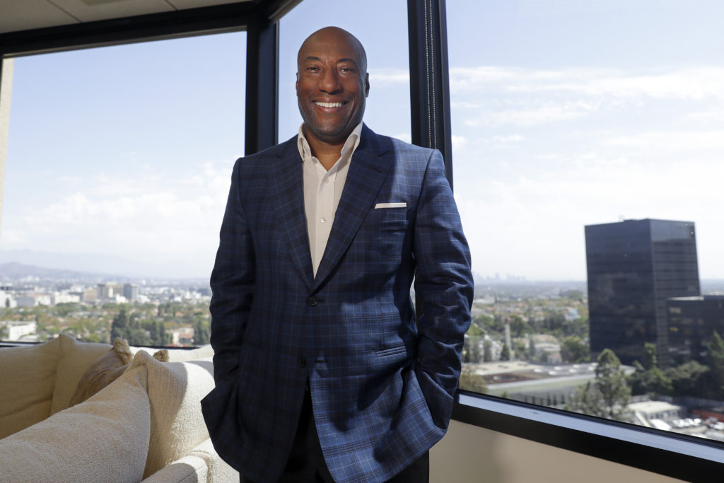 Supreme Court Black Television Network Comedian and media mogul Byron Allen, in Los Angeles. (Chris Carlson/AP Photo)
