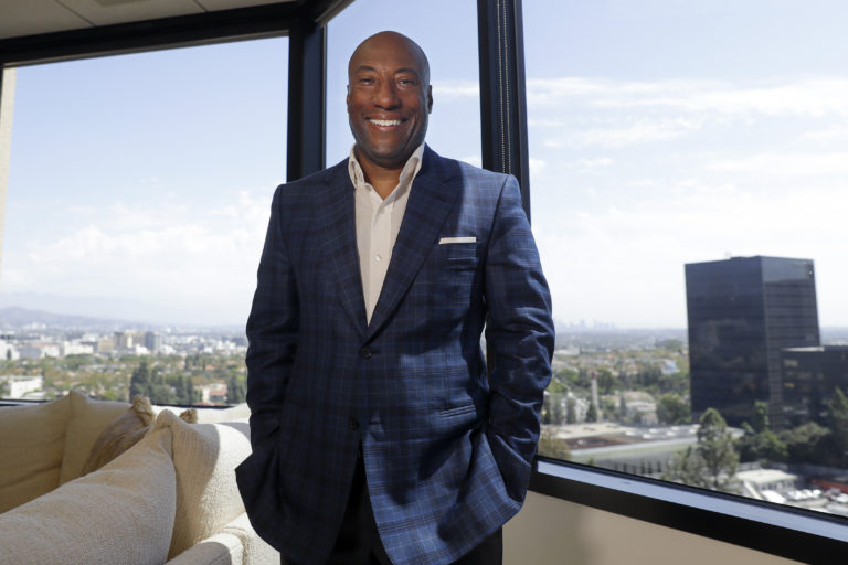 Comedian and media mogul Byron Allen, in Los Angeles. (Chris Carlson/AP Photo)