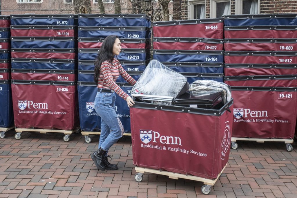 University of Pennsylvania students were ordered to leave campus by Tuesday, March 17. But for the college's vulnerable and low-income students, that may mean going home to unstable living conditions. (Michael Bryant/Philadelphia Inquirer)
