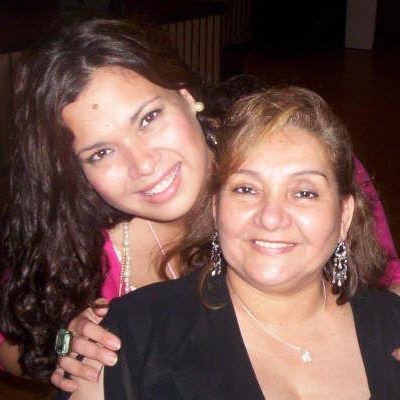 Erika Almirón pictured with her mother, Nilda Almirón Niz. Almirón is a social justice activist who is awaiting the results of a coronavirus test and is self-quarantining from family in the meantime. (Liliana Almirón)